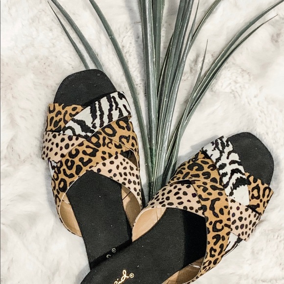 Animal Print Sandals - Picture 2 of 3